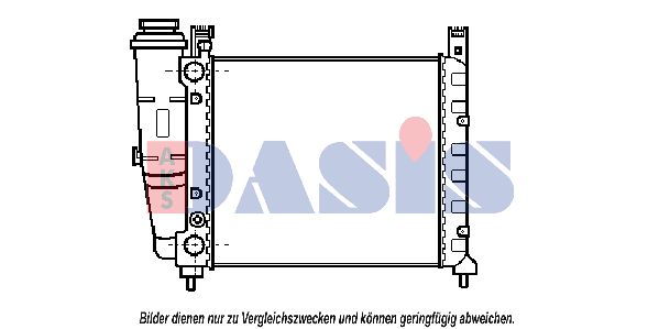 AKS DASIS Radiators, Motora dzesēšanas sistēma 080170N